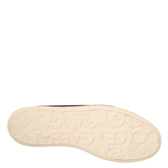 Dolce & Gabbana Gray Wool Cotton Casual High Top Sneakers - Picture 5 of 6